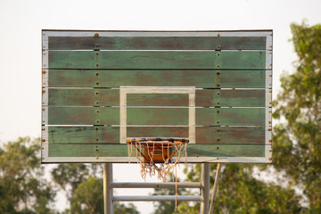 basketball wooden board, dirty, grunge, old