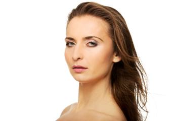 Fototapeta premium Beautiful adult woman with gorgeous hair.