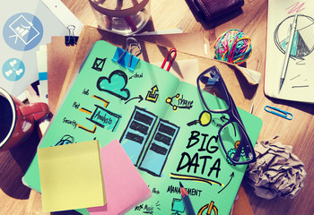 Big Data Storage Online Technology Database Concept