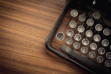 Old vintage typewriter