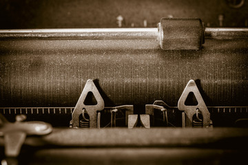Old vintage typewriter