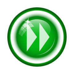 Fast forward sign icon