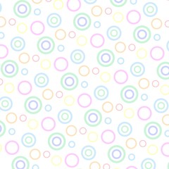 Nahtloses skalierbares Muster mit Kreisen