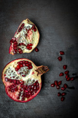 Pomegranate background
