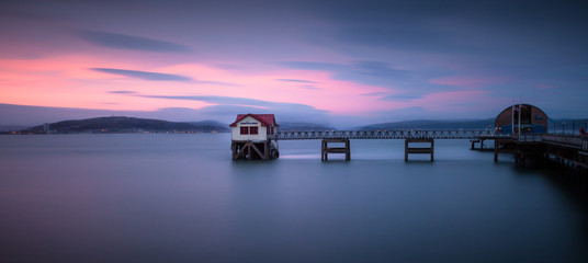 Mumbles pier and lifeboat station