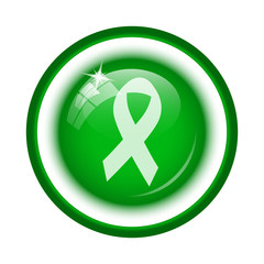Obraz premium Breast cancer ribbon icon