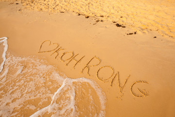 Koh Rong beach in Cambodia
