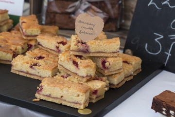 Strawberry Crumble Bakewells