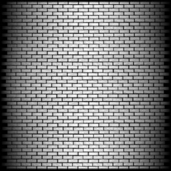 monochrome brick wall