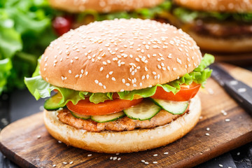 Fish burger