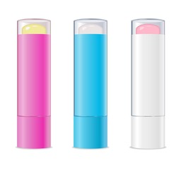 Lip balms. Vector