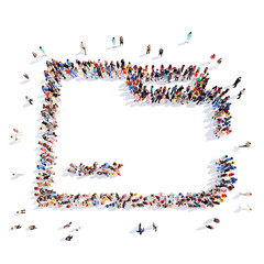 people in the form of a folder.