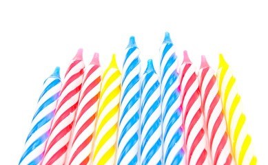 ten different Candles for cake