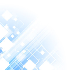 Naklejka premium Blue technology business template background.