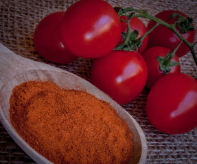 cherry tomatoes with paprika