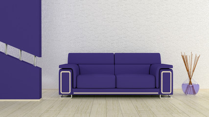 Уютный диван в интерьере