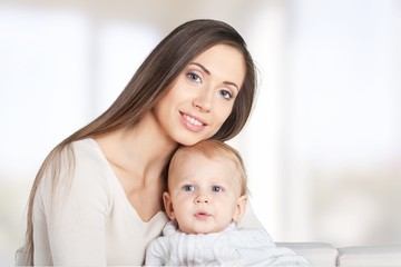 Mother. Mother and Baby. Happy Family. Mom With her Child.