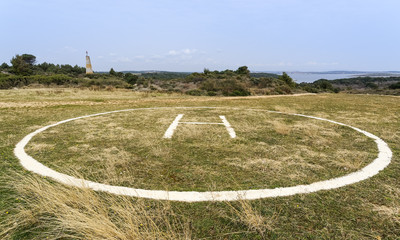 Hubschrauberlandeplatz auf Premantura © Ewald Fröch