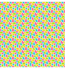 Bright fun abstract seamless pattern with uneven spots