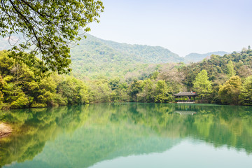 beautiful natural scenery in hangzhou
