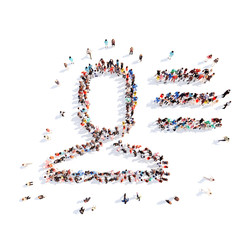 people in the form of a man.