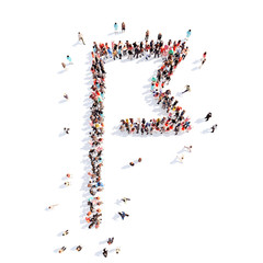 people in the form of a flag icon.