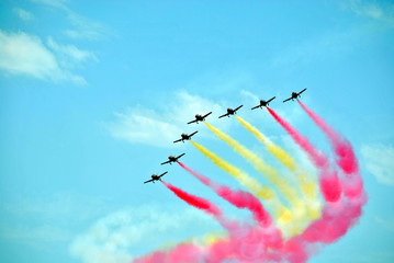 Aviones. Espect&aacute;culo a&eacute;reo