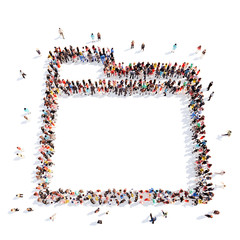 people in the form of a folder.