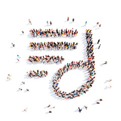 people in the form of notes.