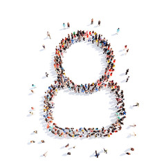 people in the form of a man.