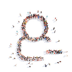 people in the form of a man.