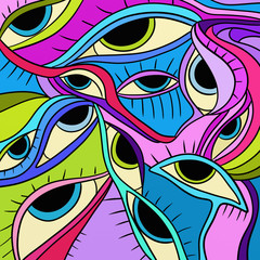 abstract eyes