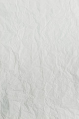 White paper crumpled