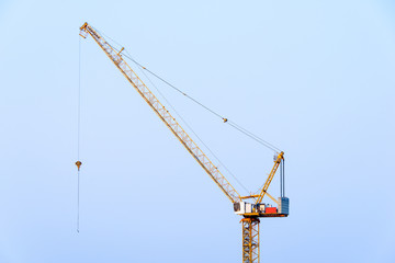 Crane on a building