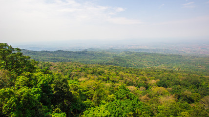 Fototapeta na wymiar Beautiful angle Phu Hin Rong Kla National Park at thailand