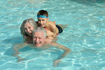 grandparents with their grandchild