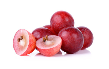 grapes isolated on a white background