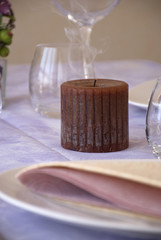 il filo di fumo della candela spenta