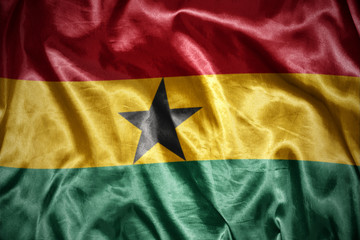 shining ghanaian flag