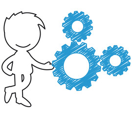 Short People Scribble - engineer