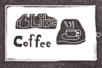 Coffee grounds, like coffee