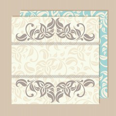 Beautiful vintage wedding invitations