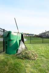 Yard maintenance in spring