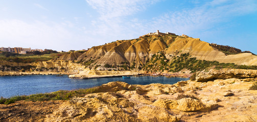 On a beautiful sunny day. Gozo Island, Malta
