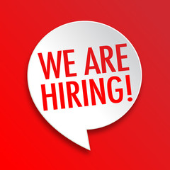 We are hiring