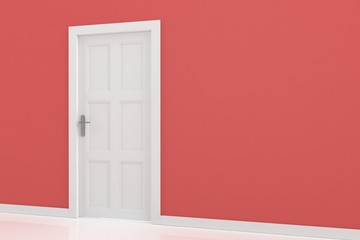 3d rendering of a door