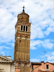 Fototapeta na wymiar Leaning Tower Venice Italy