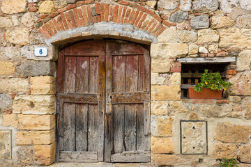 Fototapeta na wymiar Old town Tuscany Italy