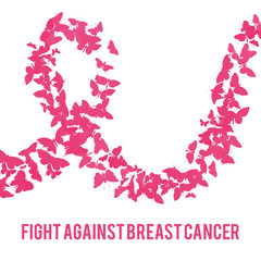 Cancer design over white background, vector illustration.