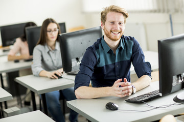 Obraz premium Students in the classroom